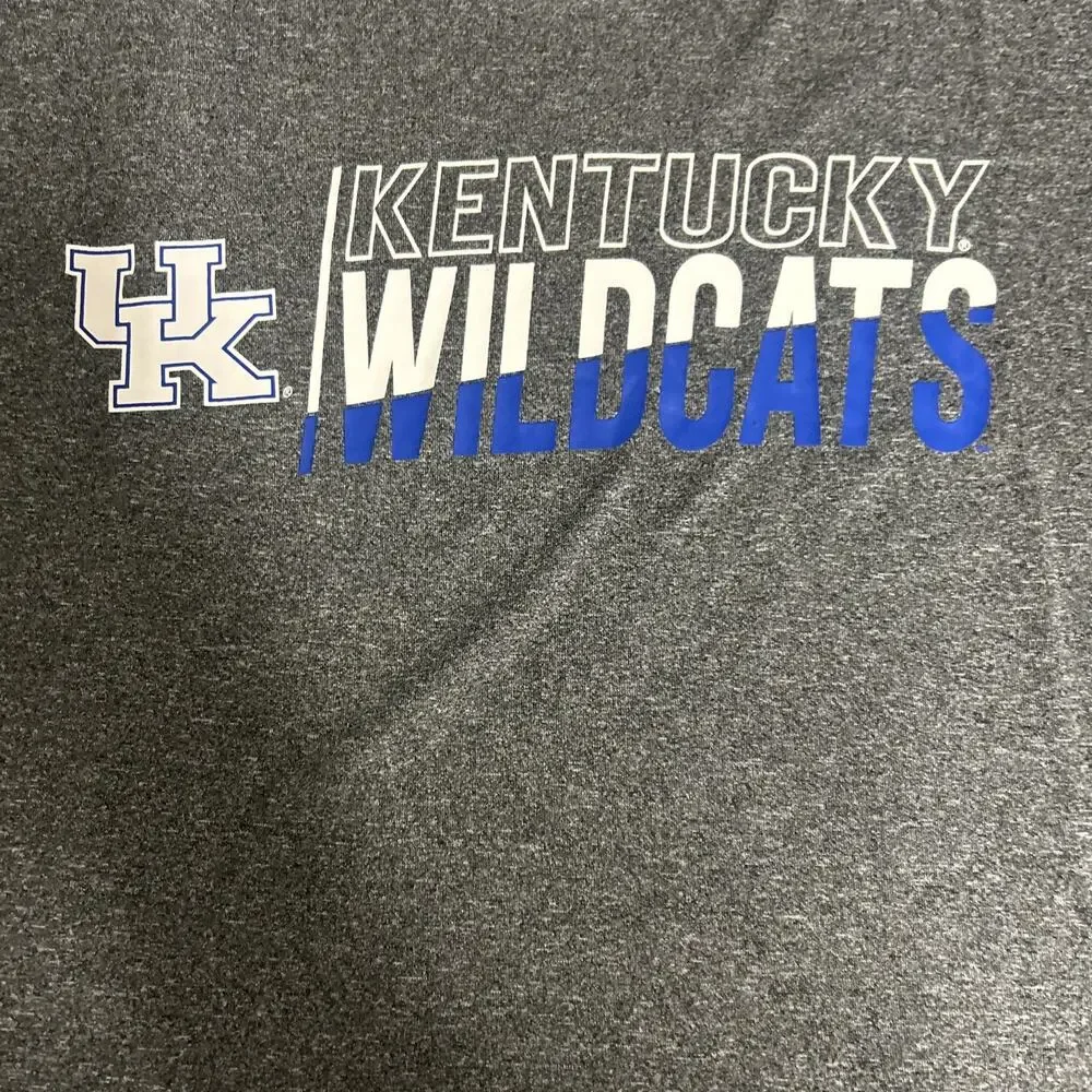 NWT Men’s Champion Kentucky Wildcats Performance Slash Stack SS Tshirt XL Grey - Picture 2 of 7